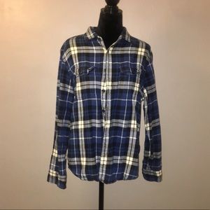 American Eagle Athletic Fit Flannel Shirt
